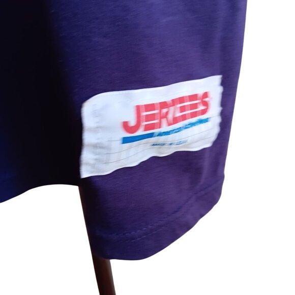 PURPLE POCKET XL Vintage T-shirt 1990's T-shirt JERZEES USA BLANK - Picture 4 of 5